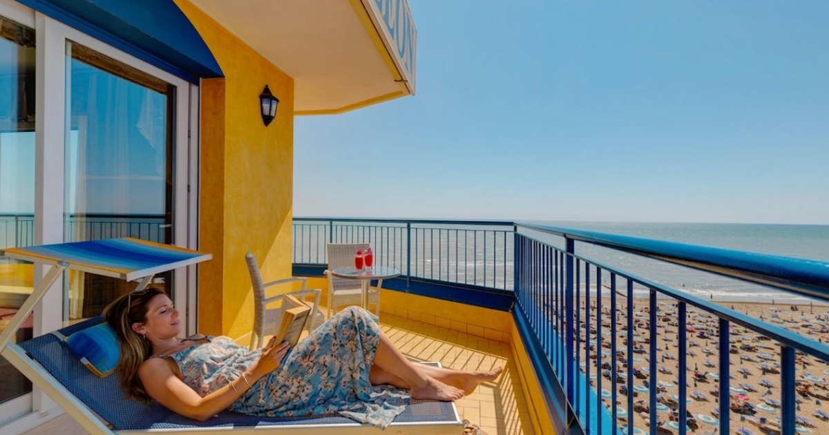 Hotel Napoleon terrazzo vista mare